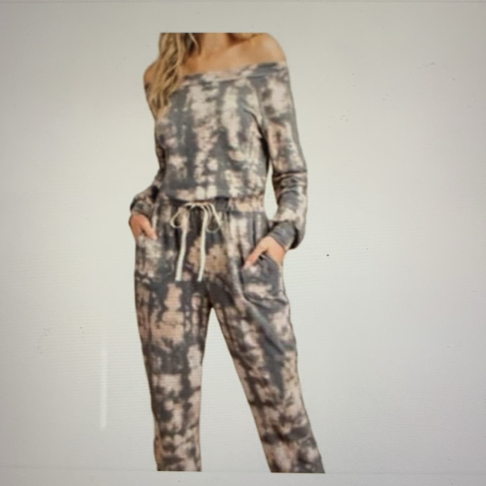 Tie die jumpsuit